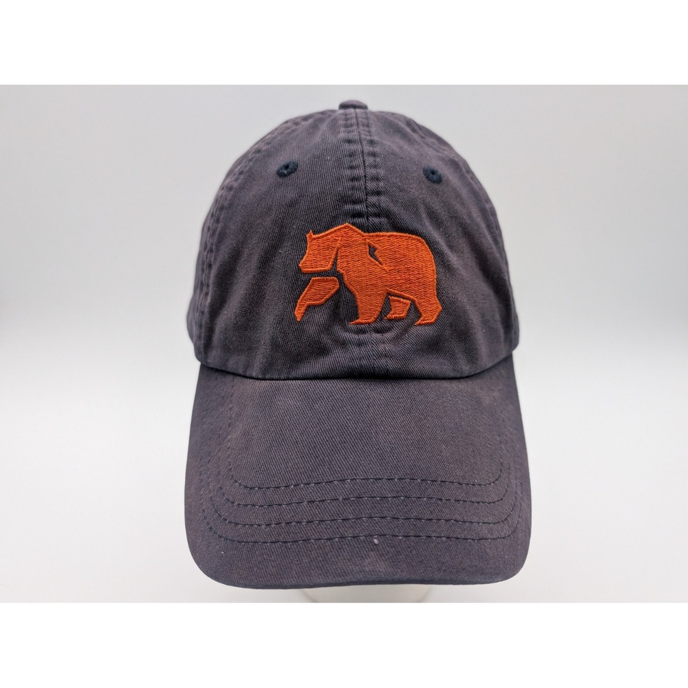 The Normal Brand Navy Blue Orange Bear Logo Adjustable Baseball Hat Cap St Louis